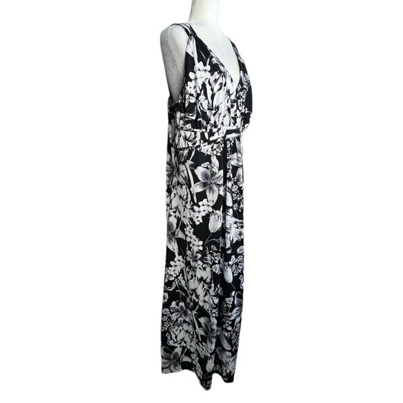 John Paul Richard Floral Printed Maxi Dress Women's PLUS Size 1X - Picture 5 of 8
